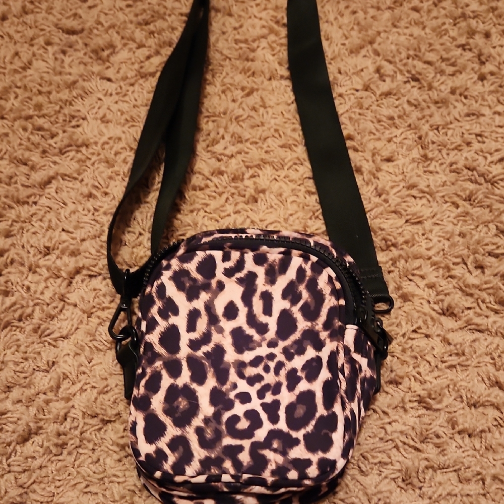Forever 21 Leopard Print Crossbody Bag